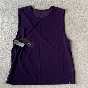 Aritzia purple sheer Alu tank